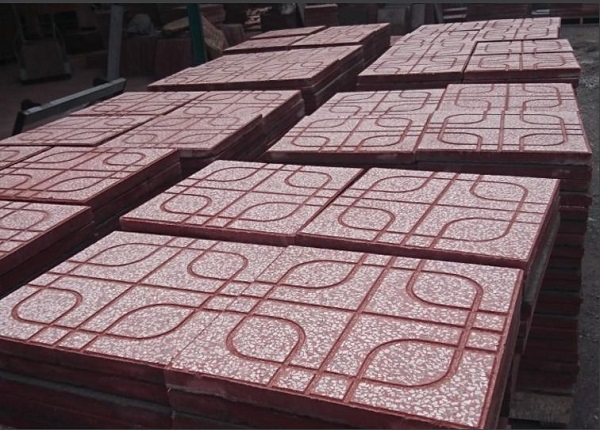 Mẫu gạch terrazzo mắt phụng cũng rất được sử dụng phổ biến cho các công trình lát vỉa hè gạch vỉa hè terrazzo 400x400